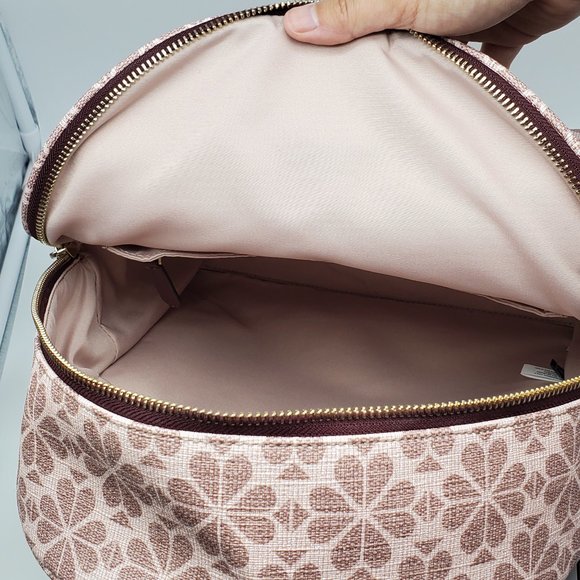 Kate Spade Flower Day Pack Medium Backpack Pink Multi - Picture 7 of 8